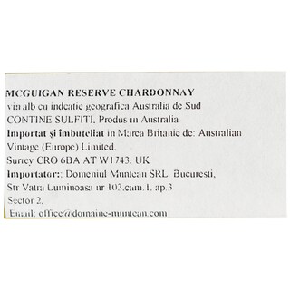 McGuian | Vin alb Chardonnay 0.75l