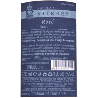 Prince Stirbey | Vin rose  0.75L