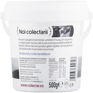 Colectar | Iaurt cremos din lapte de bivolita min 6.2% grasime 500g