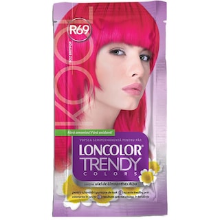 Loncolor | Trendy Color | Vopsea pentru par R69 Roz britpop