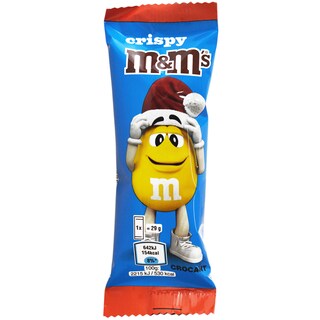 m&m's | Figurina Mos Craciun din ciocolata cu lapte 29g