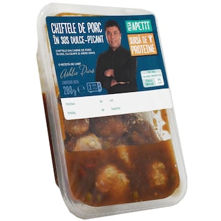 Mega Apetit | Chiftele de porc in sos dulce-picant 280g