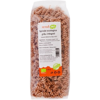 Petras Bio | Spirale ecologice grau integral 400g