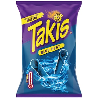 TAKIS | Snacks Blue Heat cu aroma de chili si lamaie verde 55g