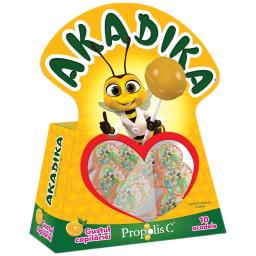 Acadele Propolis C portocala, 10 bucati