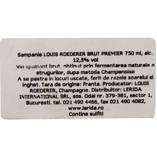 Louis Roederer | Sampanie Brut Premier 750ml