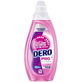 Dero | Detergent lichid Pro Express Color, 37 spalari 1.48L