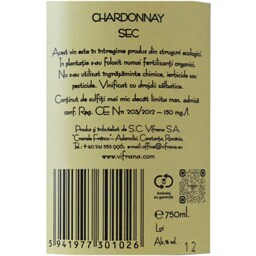 Bob cu bob | Vin alb sec ecologic 0.75L