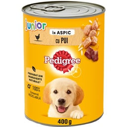 Pedigree | Hrana umeda cu pui, pentru caini Junior 400g