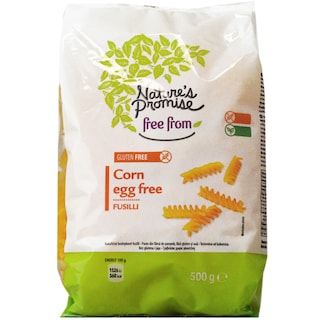 Nature's Promise | Paste fusilli din faina de porumb, fara gluten si oua 500g