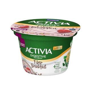 Activia | Iaurt mic dejun cu fibre, fructe rosii si cereale 170g