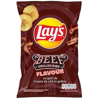 Lay's | Chipsuri cu gust de coaste de de vita la gratar 125g