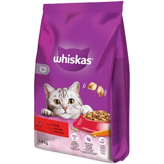 Whiskas | Hrana uscata cu vita 1.4kg