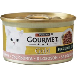 Hrana umeda pentru pisici cu somon in sos 85g