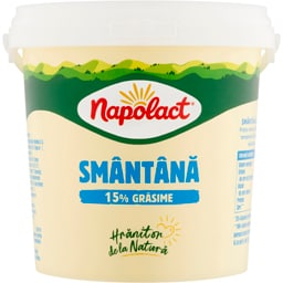 Napolact | Gospodar | Smantana gospodar cu 15% grasime 900g