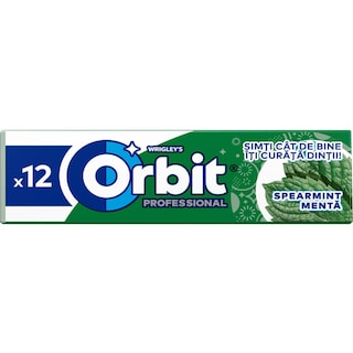 Orbit | Guma de mestecat Professional Spearmint 16.8g