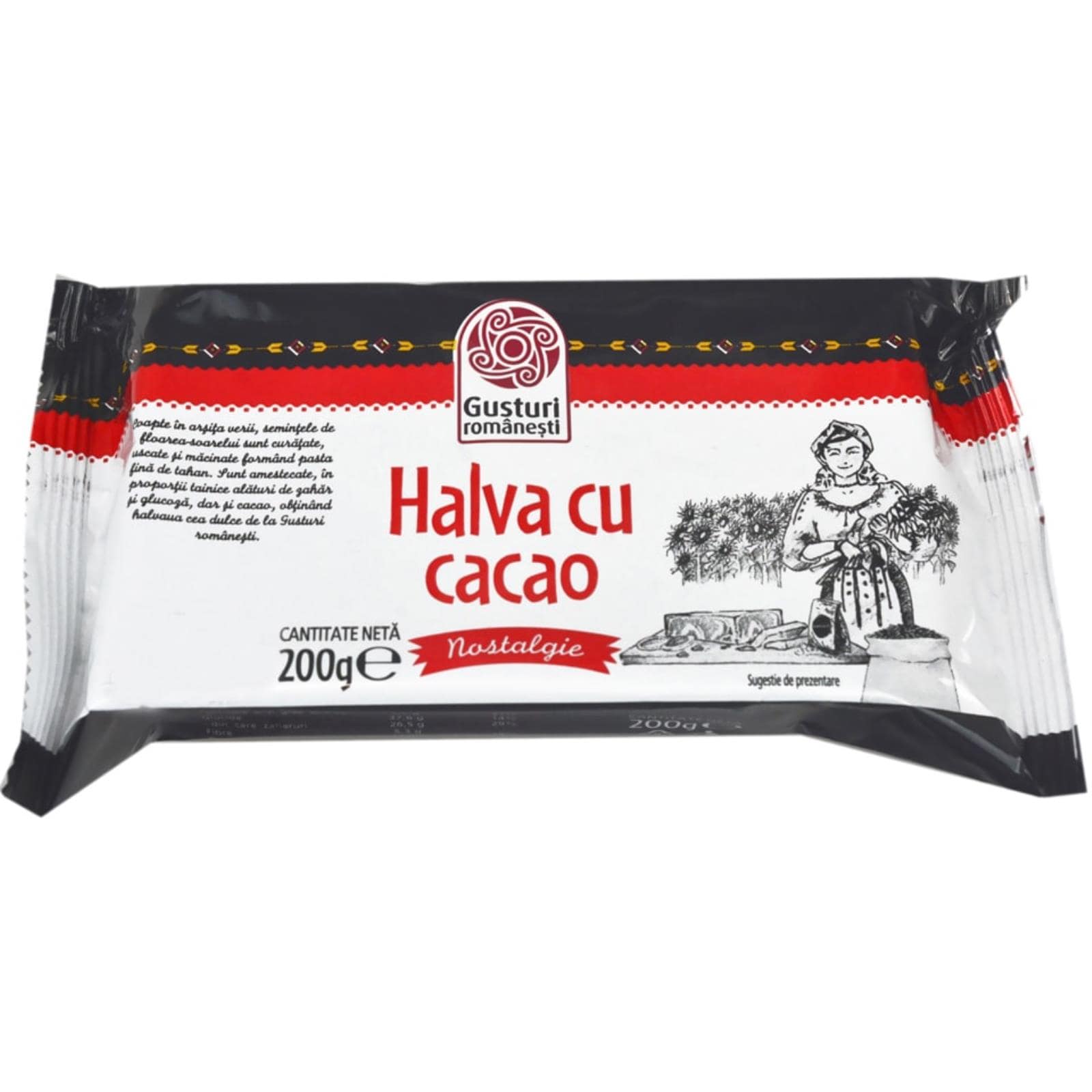 Gusturi romanesti | Halva cu cacao 200g | Mega-image