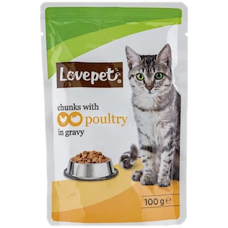 Lovepet | Hrana umeda pentru pisici, cu pasare in sos 100g