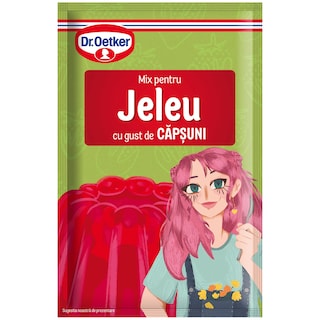 Dr. Oetker | Mix pentru jeleu cu gust de capsuni 45g