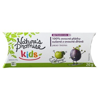 Nature's Promise | Felii uscate din mere si prune 20g
