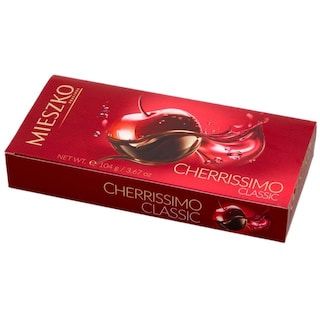 Mieszko | Praline de ciocolata cu cireasa intreaga in lichior 104g