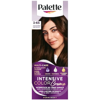 Palette | Intensive Color Creme | Vopsea pentru par Ciocolatiu inchis W2