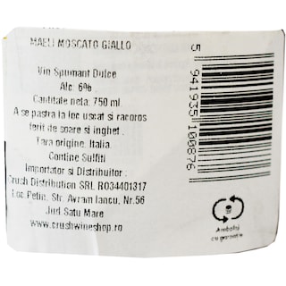 Maeli | Vin spumant dulce Moscato Giallo 0.75L