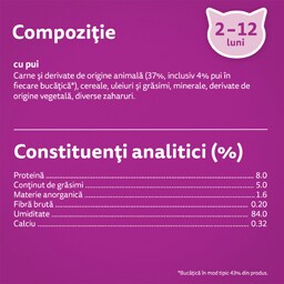 Whiskas | Hrana umeda pentru pui de pisica, cu pui in aspic 85g