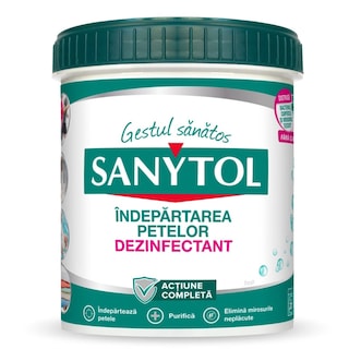 Sanytol | Pudra pentru indepartarea petelor, dezinfectant 450g