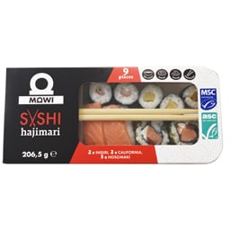 Sushi hajimari, 9 bucati 206.5g