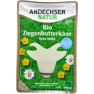 Andechser Natur | Branza bio din lapte de capra, felii 100g