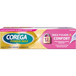 Corega | Crema adeziva pentru proteza dentara Confort 40g