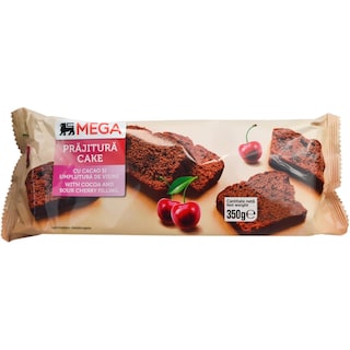 MEGA | Prajitura cu cacao si gem de visine 350g