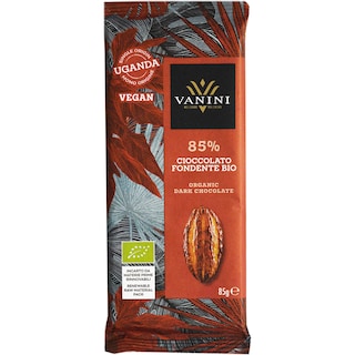 Vanini | Ciocolata neagra bio, 85% cacao 85g