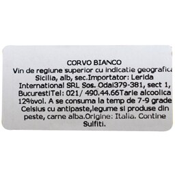 Corvo | Vin alb  0.75l