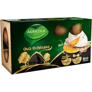 Agricola | Oua cu luteina, cod 2, 8 bucati