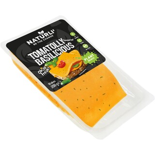 Naturli | Felii vegetale cu rosii si busuioc Tomatolly Basilicious 200g