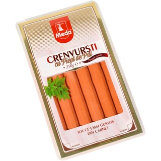 Meda | Crenvursti cu piept de pui 250g