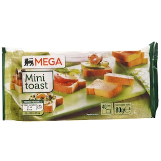 MEGA | Mini felii de paine prajita 80g