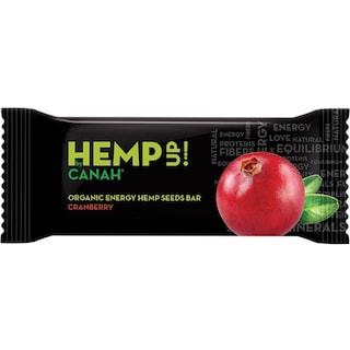 Canah | Hemp Up | Baton Eco cu seminte de canepa si merisoare 48g