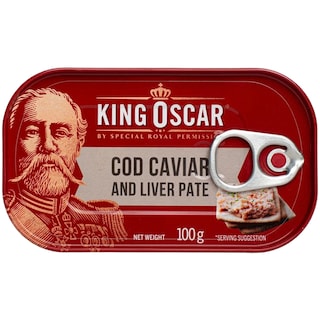 King Oscar | Pate din caviar si ficat de cod 100g