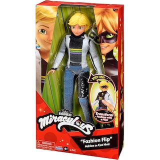 Miraculous | Papusa Fashion Flip Adrien to Cat Noir