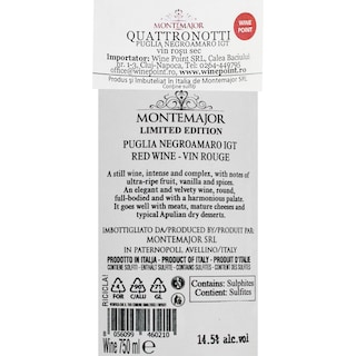 Montemajor Quattronotti | Vin rosu 0.75L