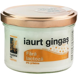 Laptaria cu caimac | Iaurt gingas fara lactoza 5% grasime 190g