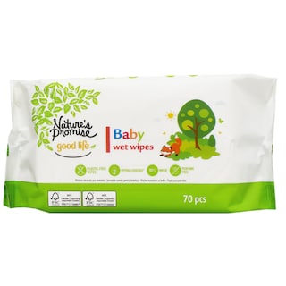 Nature's Promise | Servetele umede pentru bebelusi, 70 bucati