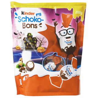 Kinder | Schoko-bons | Bomboane de ciocolata cu lapte, cu umplutura de lapte si alune 200g