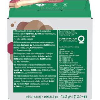 Starbucks | Cafea Cappuccino, 2x6 capsule