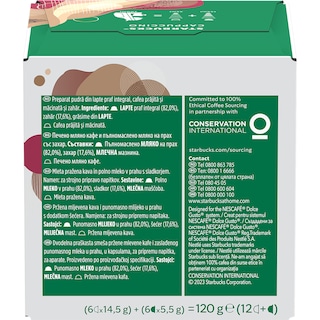 Starbucks | Cafea Cappuccino, 2x6 capsule