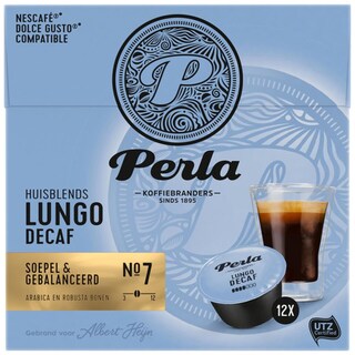 Perla | Cafea Lungo Decaf, 12 capsule