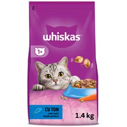 Whiskas | Hrana uscata pentru pisici, cu ton 1.4kg
